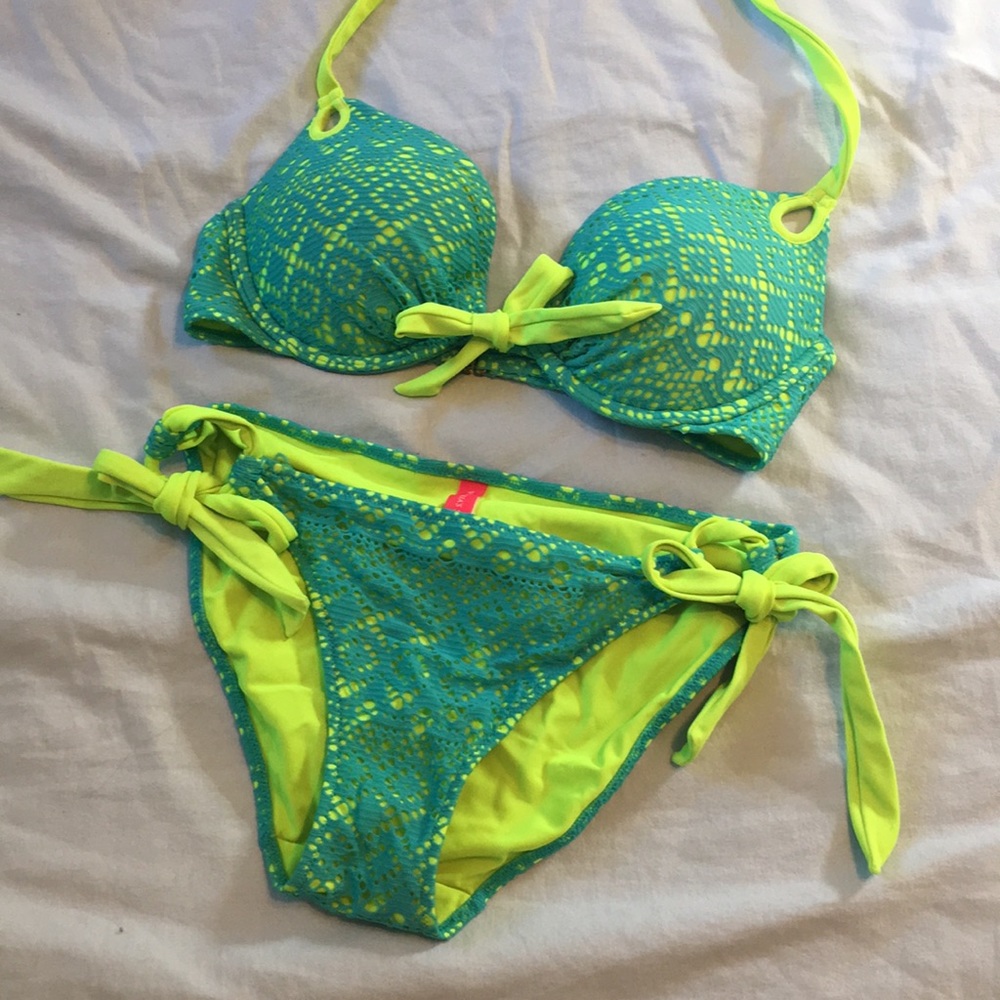 Victoria’s Secret Halter Top Push-Up Bikini
